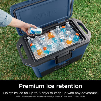 FrostVault 50qt Hard Cooler with Cold Dry Zone 