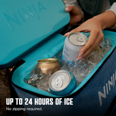 Outdoor FrostVault 36-Can Backpack Soft Cooler with Cold Dry Zone