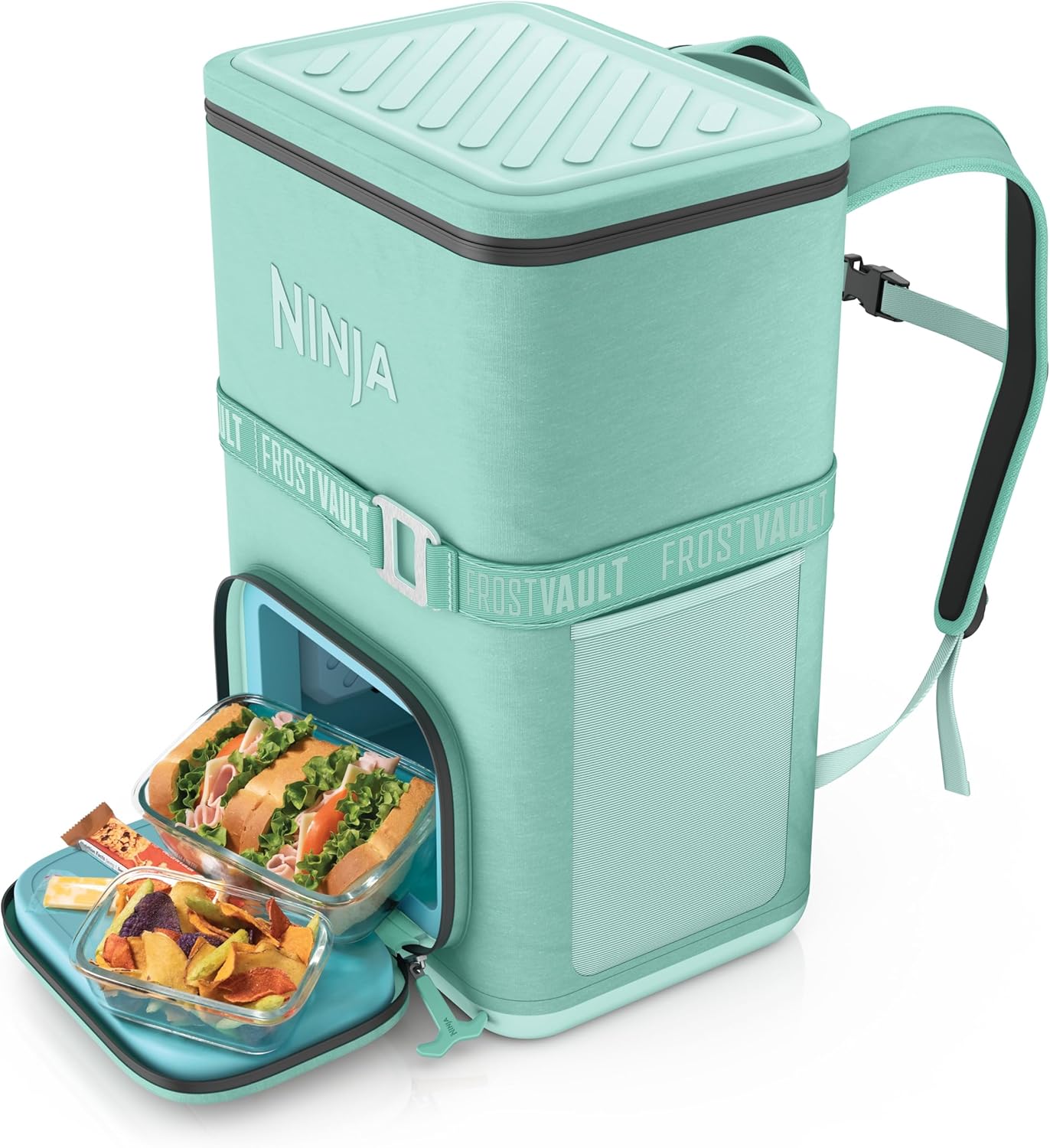 Outdoor FrostVault 36-Can Backpack Soft Cooler with Cold Dry Zone